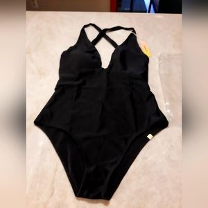 Summersalt Black One Piece Bathing Suit Size 8